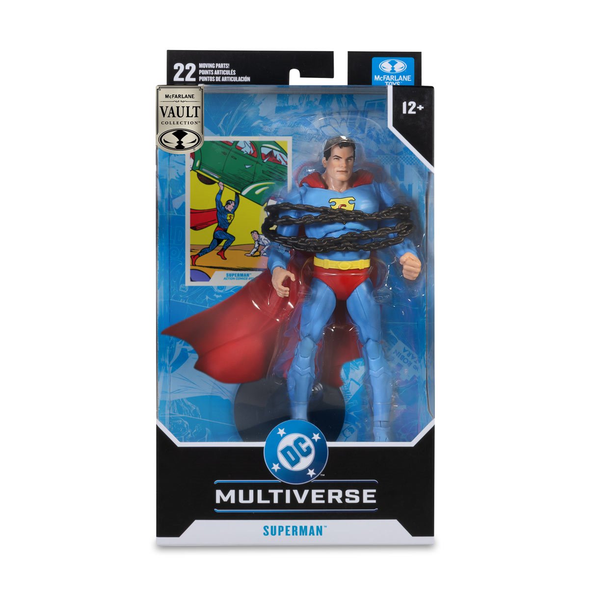 DC Multiverse McFarlane Vault Collection Wave 1 Superman Action Comics #1 7-Inch Scale Action Figure - Image 8