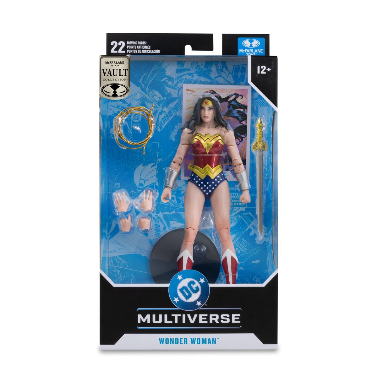 DC Multiverse McFarlane Vault Collection Wave 1 Wonder Woman Classic 7-Inch Scale Action Figure - Image 8