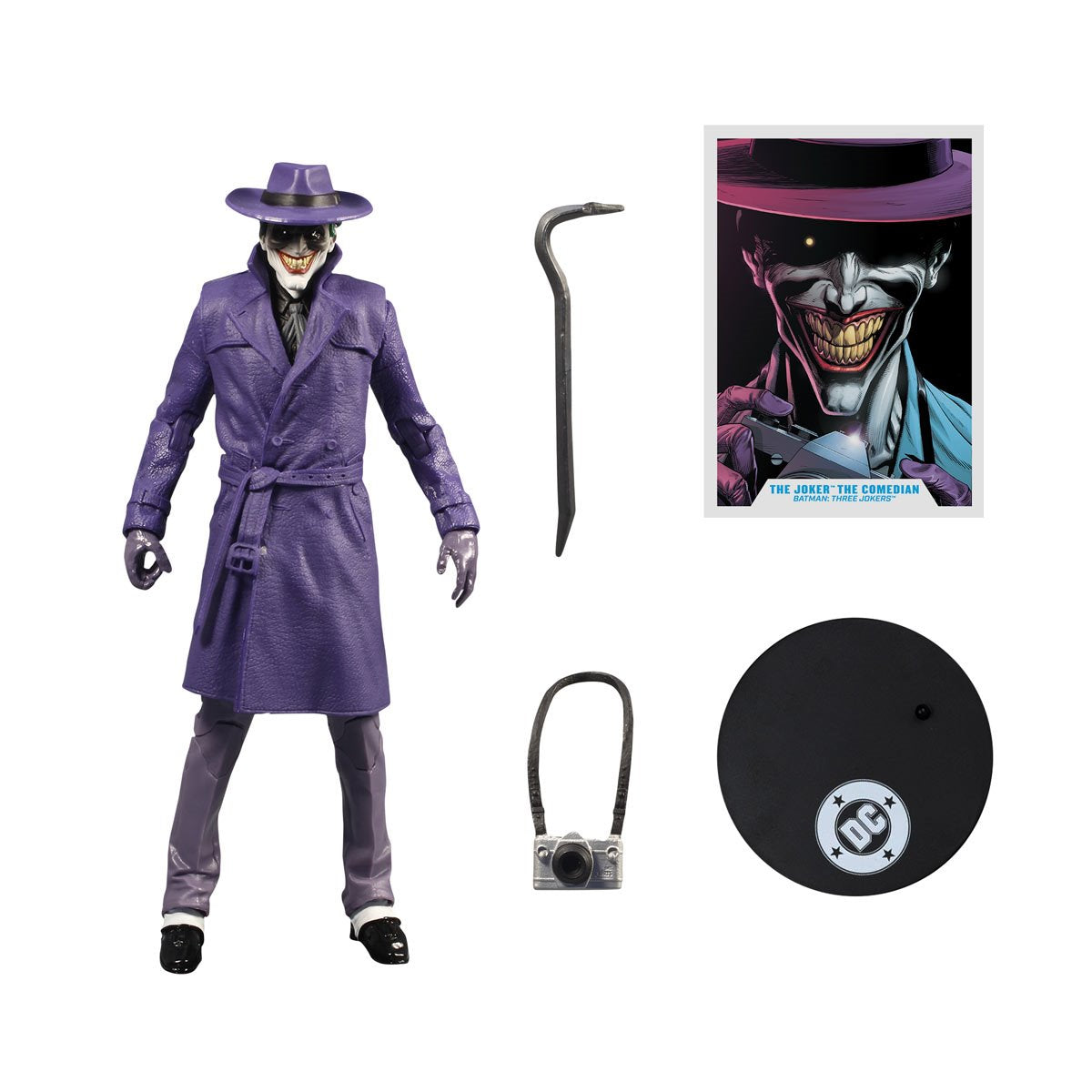 DC Multiverse McFarlane Vault Collection Wave 2 The Joker Comedian Batman: Three Jokers 7-Inch Scale Action Figure - Image 2