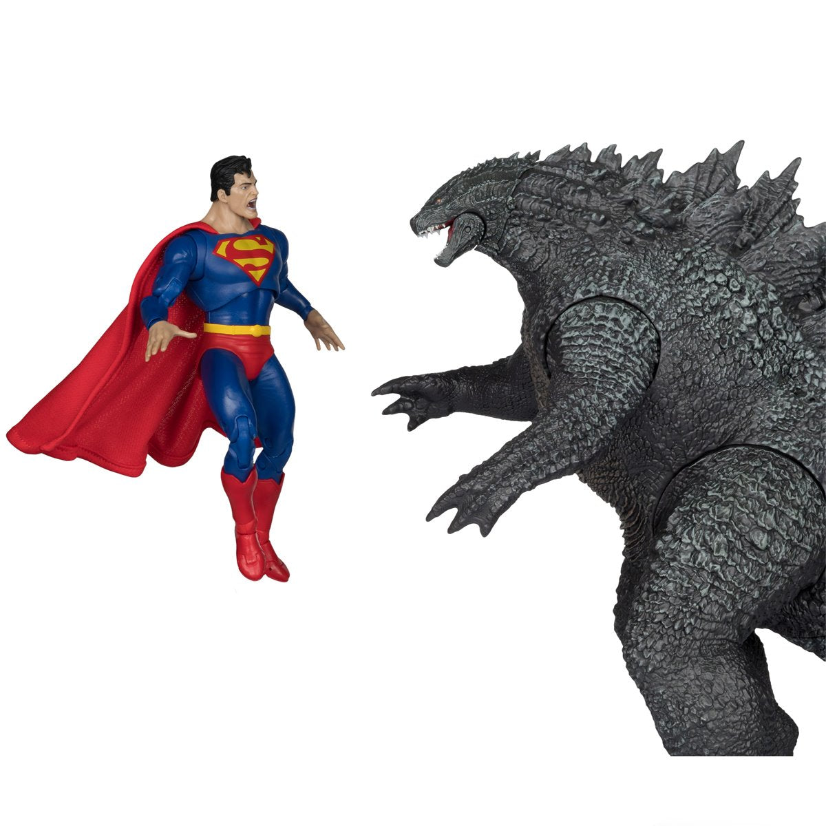 DC Multiverse Superman vs. Godzilla Megafig Justice League vs. Godzilla vs. Kong Action Figure 2-Pack - Image 2