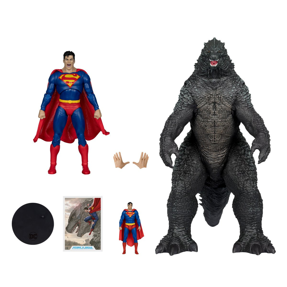DC Multiverse Superman vs. Godzilla Megafig Justice League vs. Godzilla vs. Kong Action Figure 2-Pack - Image 4