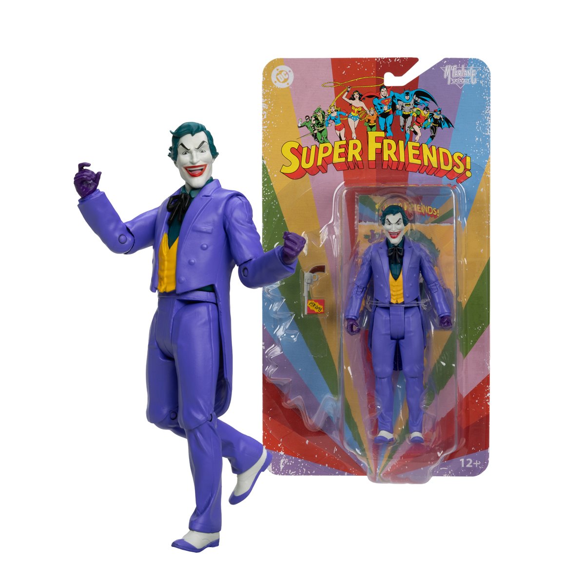DC Retro Wave 17 Super Friends The Joker 6-Inch Scale Action Figure - Image 4