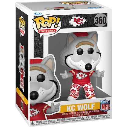NFL Mascots Chiefs KC Wolf Funko Pop! Vinyl Figure #360 - Image 2