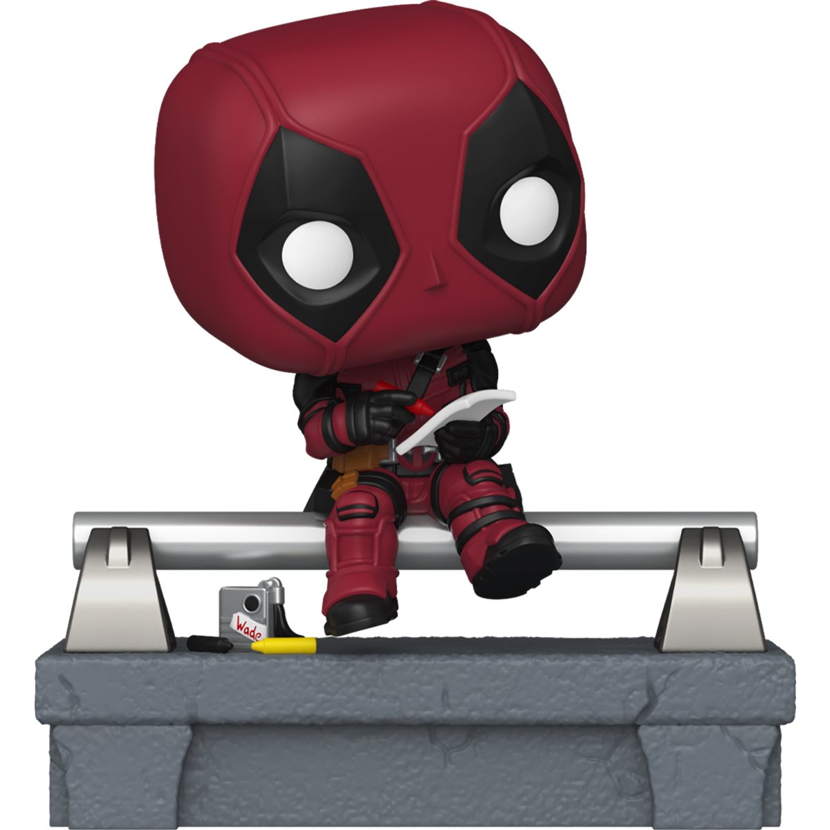 Deadpool 2 Deadpool on Bridge Deluxe Funko Pop! Vinyl Figure #1580 - Image 2