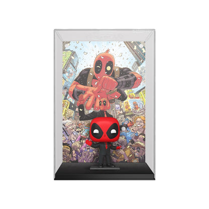 Deadpool (2015) #1 Deadpool in Black Suit Funko Pop! Comic Cover Figure #46 with Case - Image 3