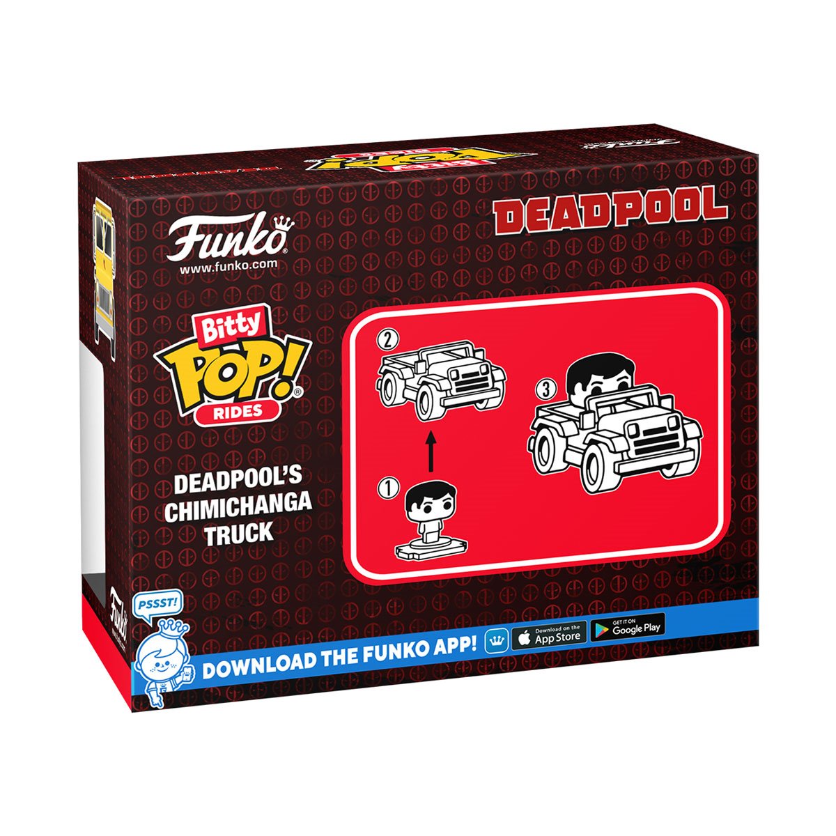 Deadpool and Chimichanga Truck Funko Bitty Pop! Ride - Image 2