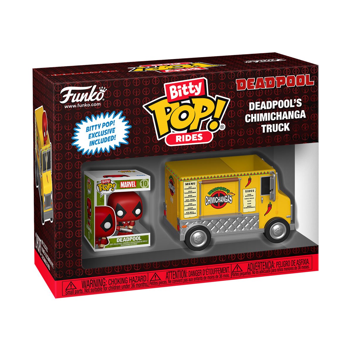 Deadpool and Chimichanga Truck Funko Bitty Pop! Ride - Image 3