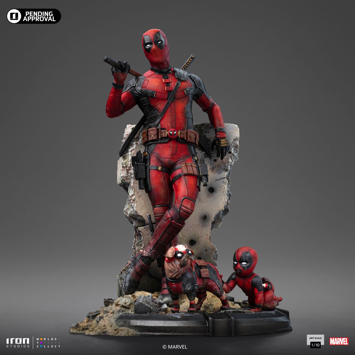 Deadpool & Wolverine Deadpool 1:10 Art Scale Limited Edition Statue - Image 2