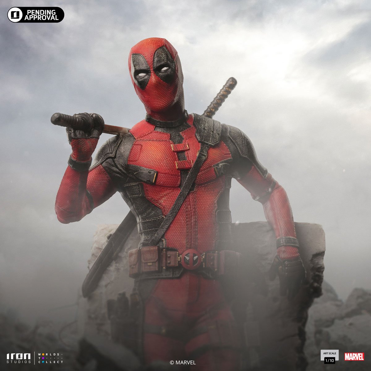Deadpool & Wolverine Deadpool 1:10 Art Scale Limited Edition Statue - Image 4
