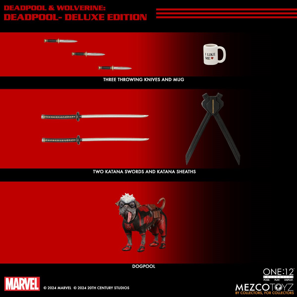 Deadpool & Wolverine: Deadpool Deluxe Edition One:12 Collective Action Figure - Image 3