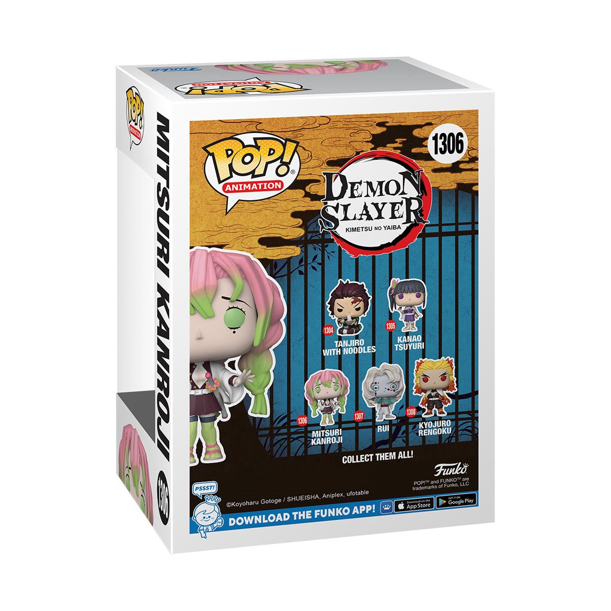 Demon Slayer: Kimetsu no Yaiba Mitsuri Kanroji Funko Pop! Vinyl Figure #1306 - Image 3