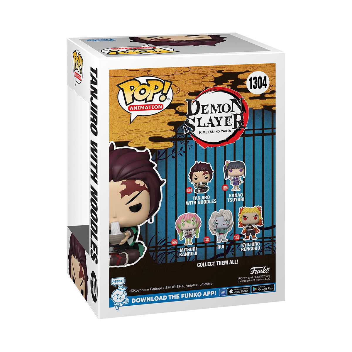 Demon Slayer: Kimetsu no Yaiba Tanjiro with Noodles Funko Pop! Vinyl Figure #1304 - Image 3