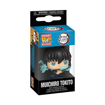 Demon Slayer Muichiro Tokito (Attack) Funko Pocket Pop! Key Chain - Image 2