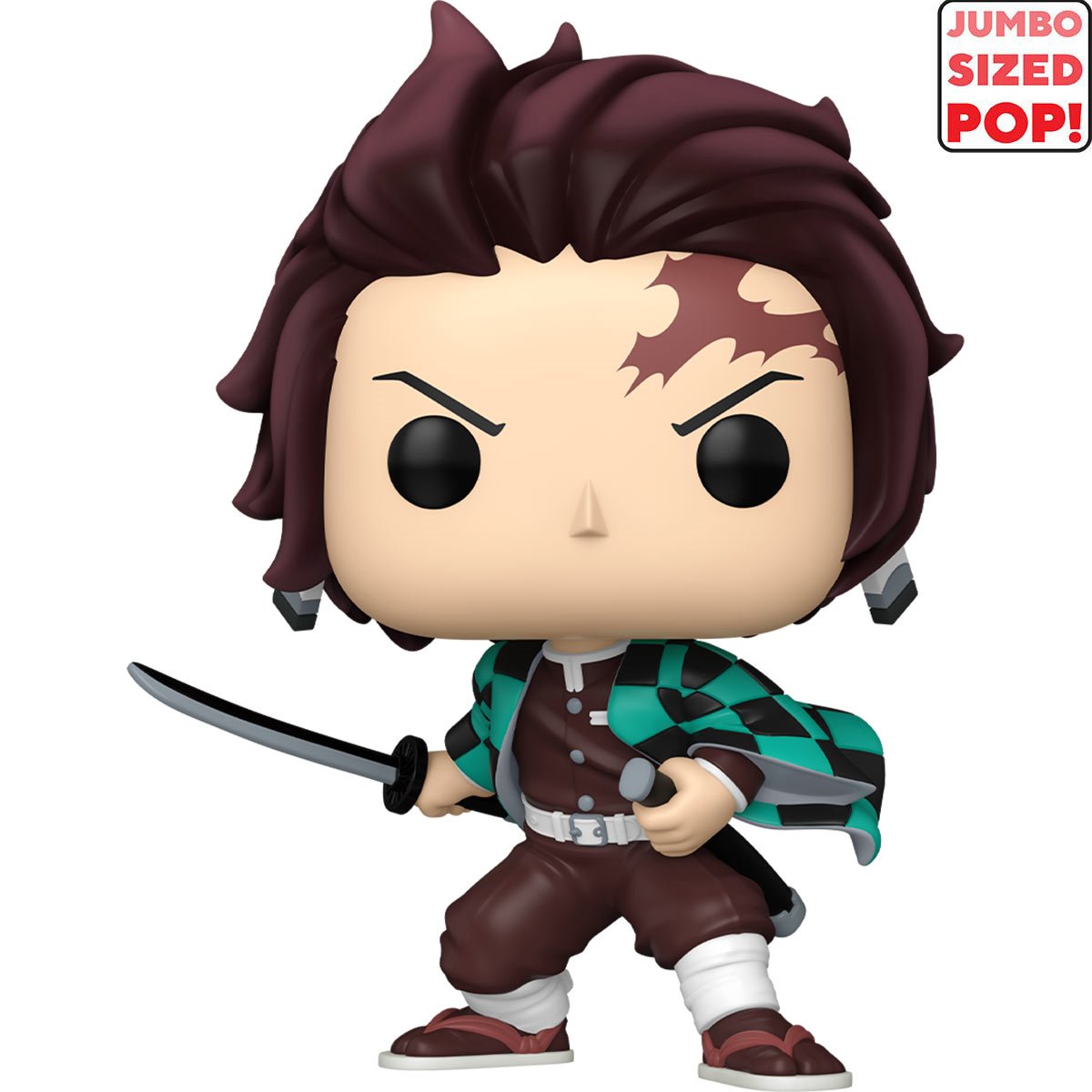 Demon Slayer Tanjiro Kamado Jumbo 10-Inch Funko Pop! Vinyl Figure #1805 - Image 2