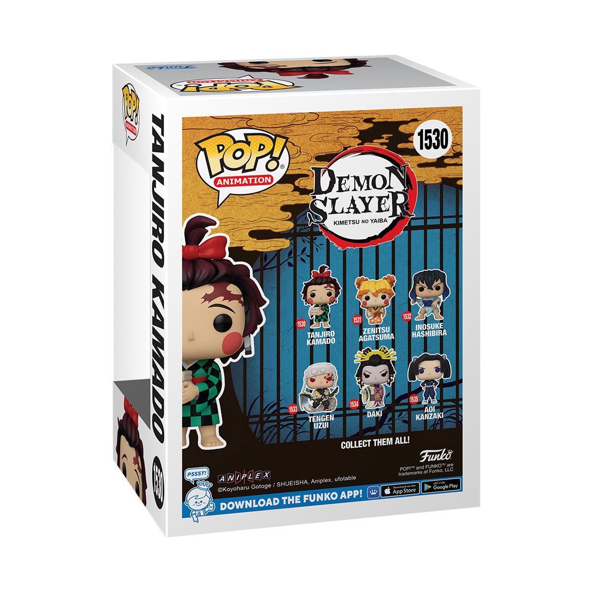 Demon Slayer Tanjiro Kamado (Kimono) Funko Pop! Vinyl Figure #1530 - Image 3