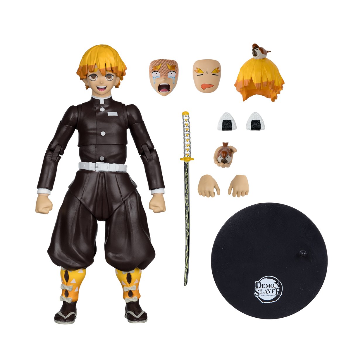 Demon Slayer Wave 8 Zenitsu Agatsuma with Chuntaro 7-Inch Scale Action Figure - Image 3
