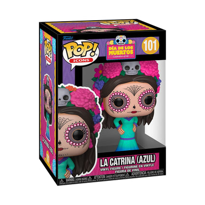 Dia de Los Muertos La Catrina (Azul) Funko Pop! Vinyl Figure #101 - Image 2