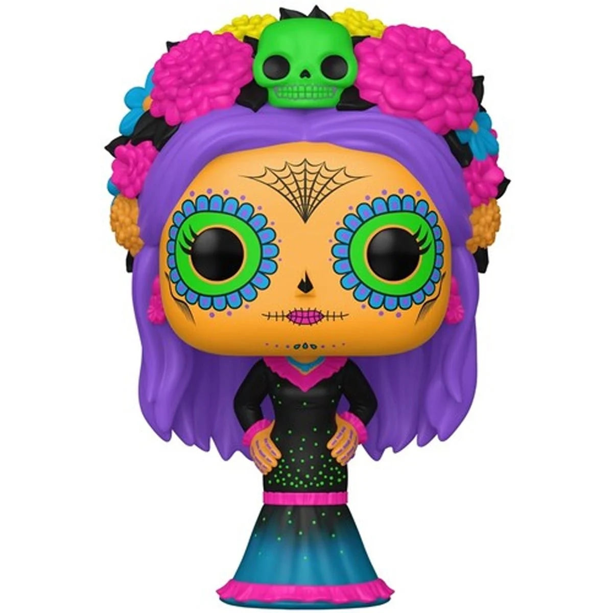 Dia de Los Muertos La Catrina Black Light Funko Pop! Vinyl Figure #101 - AE Exclusive - Image 2