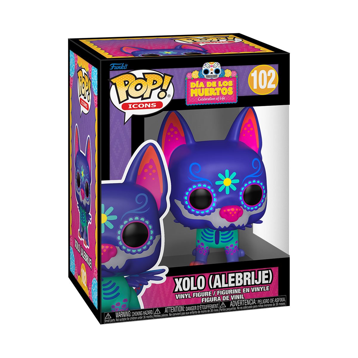 Dia de Los Muertos Xolo (Alebrije) Funko Pop! Vinyl Figure #102 - Image 2