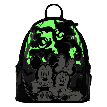 Disney Mickey & Minnie Ghost Light-Up Glow-in-the-Dark Mini-Backpack - Image 3