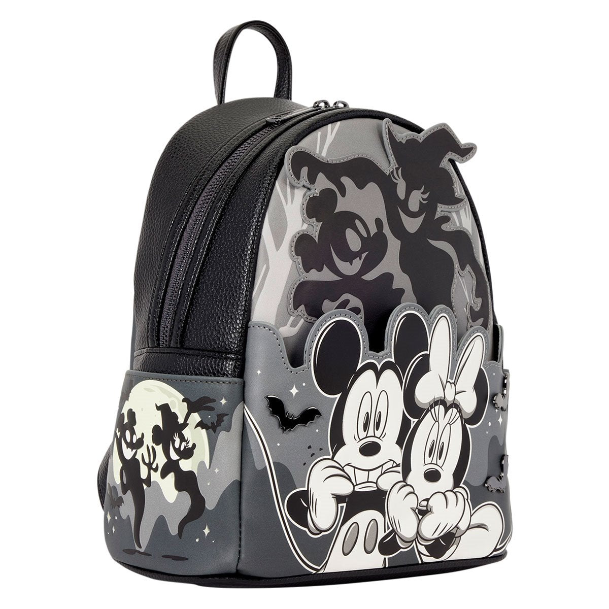 Disney Mickey & Minnie Ghost Light-Up Glow-in-the-Dark Mini-Backpack - Image 4