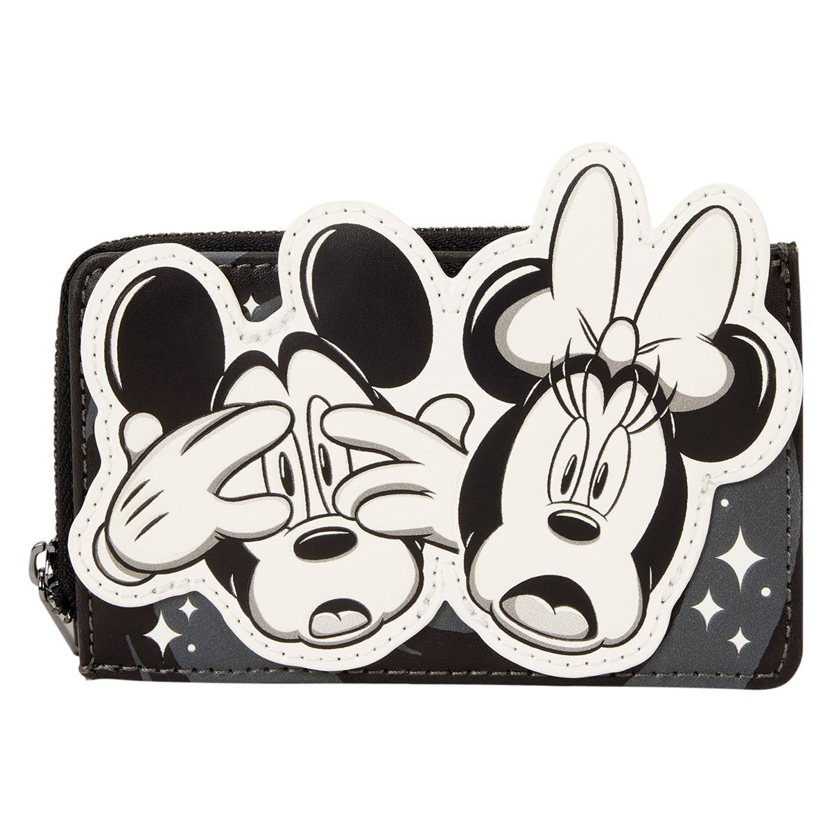 Disney Mickey & Minnie Mouse Ghost Zip Around Card Holder