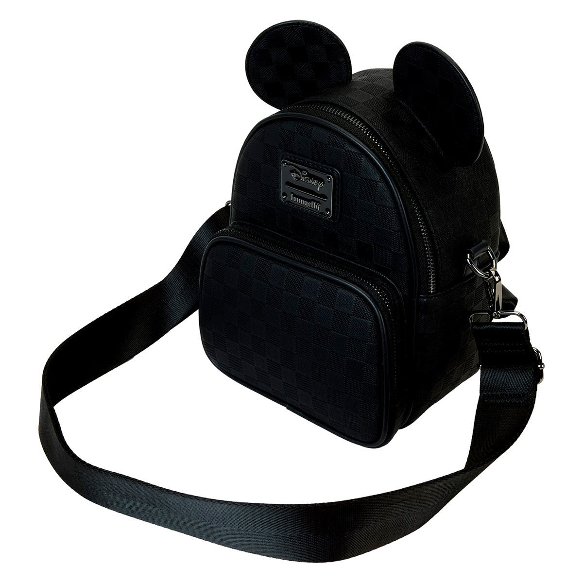 Disney Mickey Ear Checkerboard Convertible Crossbody - Image 3