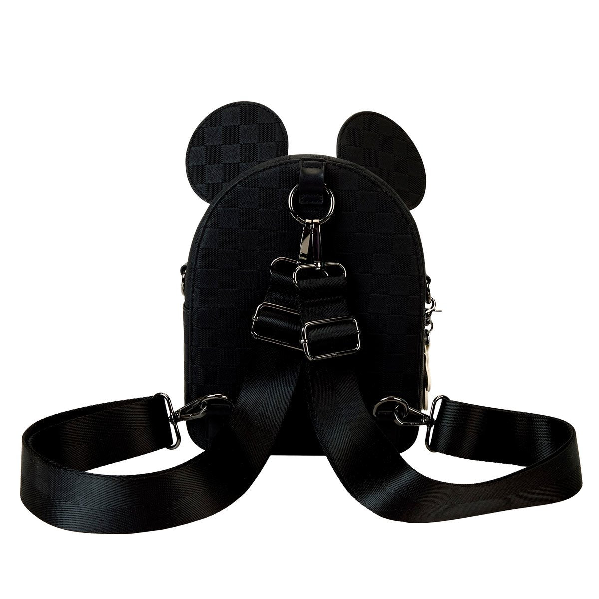 Disney Mickey Ear Checkerboard Convertible Crossbody - Image 4