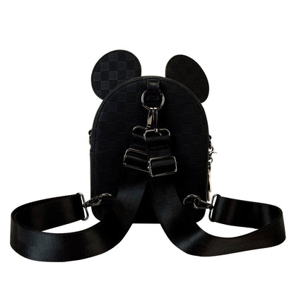 Disney Mickey Ear Checkerboard Convertible Crossbody - Image 4
