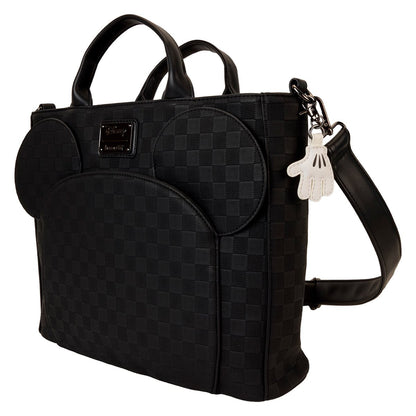 Disney Mickey Ear Checkerboard Convertible Tote Bag - Image 2
