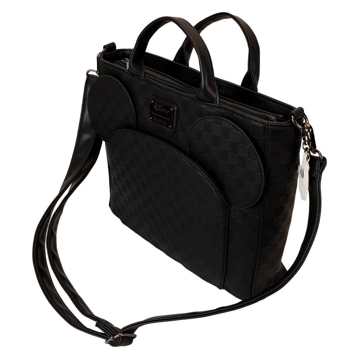Disney Mickey Ear Checkerboard Convertible Tote Bag - Image 3