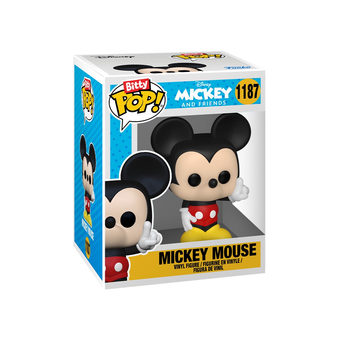 Disney Mickey Mouse and Minnie Mouse Funko Bitty Pop! Mini-Figure 2-Pack - Image 2