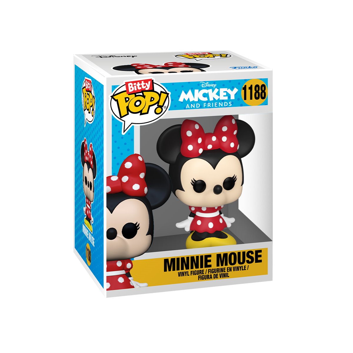 Disney Mickey Mouse and Minnie Mouse Funko Bitty Pop! Mini-Figure 2-Pack - Image 4
