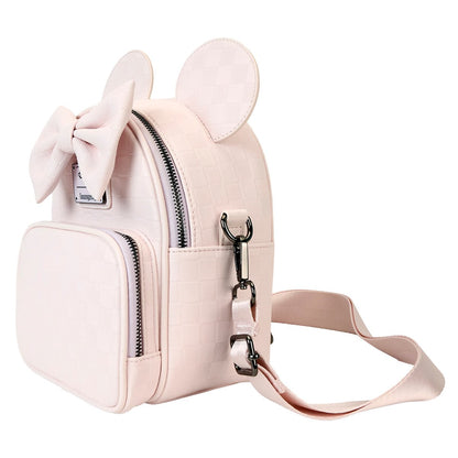 Disney Minnie Ear Checkerboard Convertible Crossbody - Image 2
