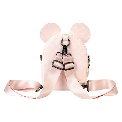 Disney Minnie Ear Checkerboard Convertible Crossbody - Image 4