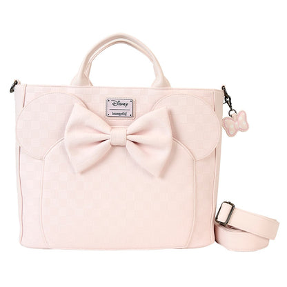 Disney Minnie Ear Checkerboard Convertible Tote Bag