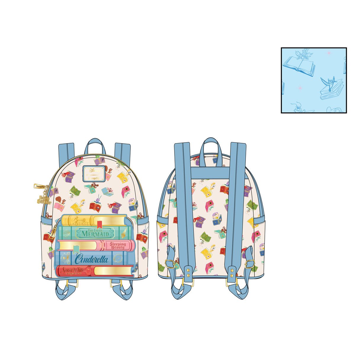 Disney Princess Classic Books Mini-Backpack - Image 2