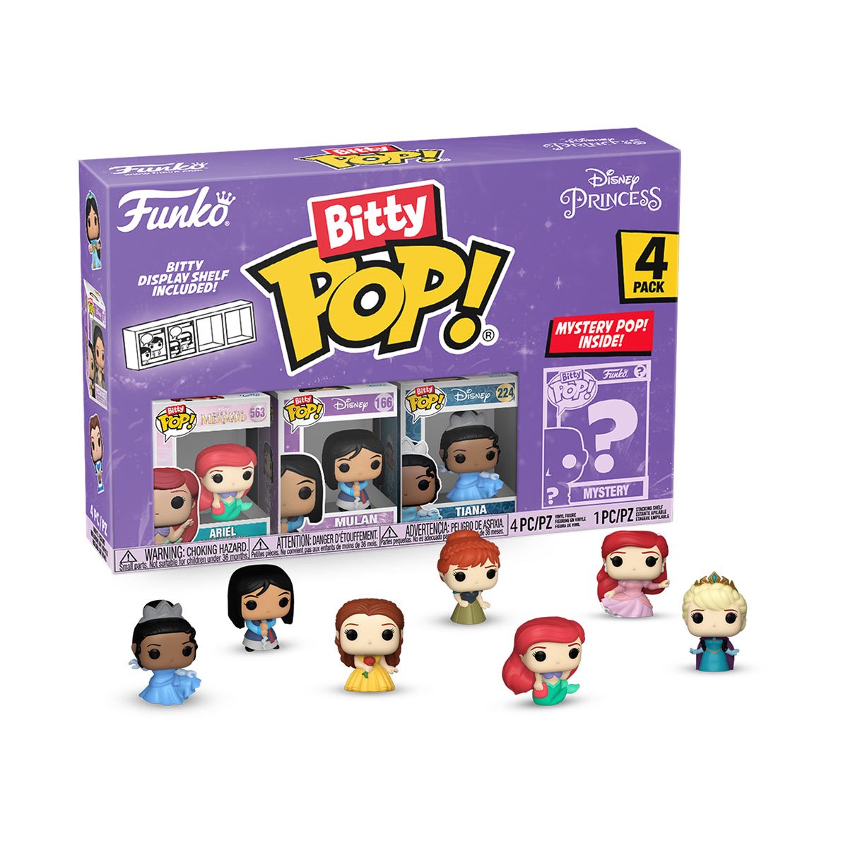 Disney Princesses Belle Funko Bitty Pop! Mini-Figure 4-Pack - Image 19