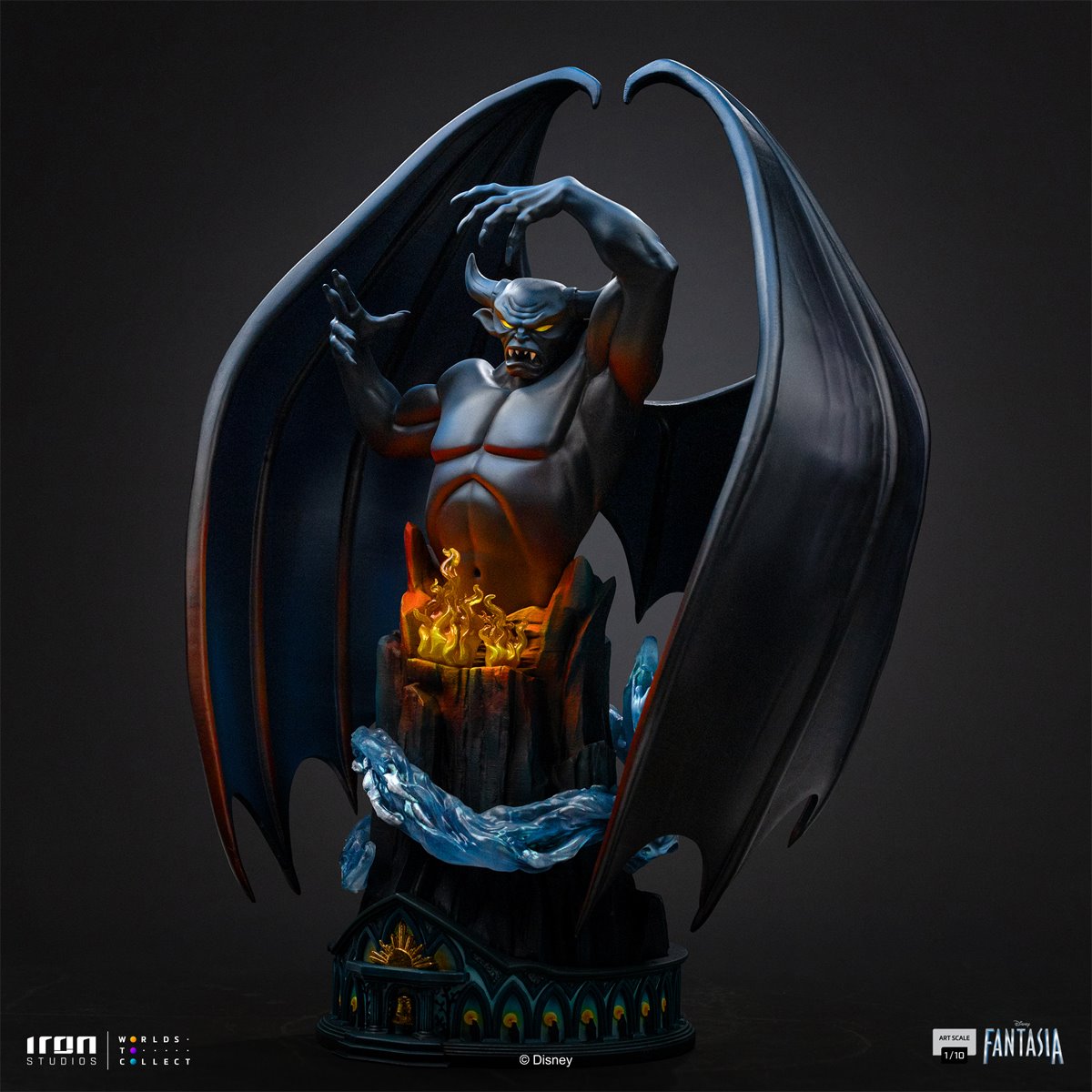 Disney's Fantasia Chernabog Deluxe 1:10 Art Scale Statue - Image 5