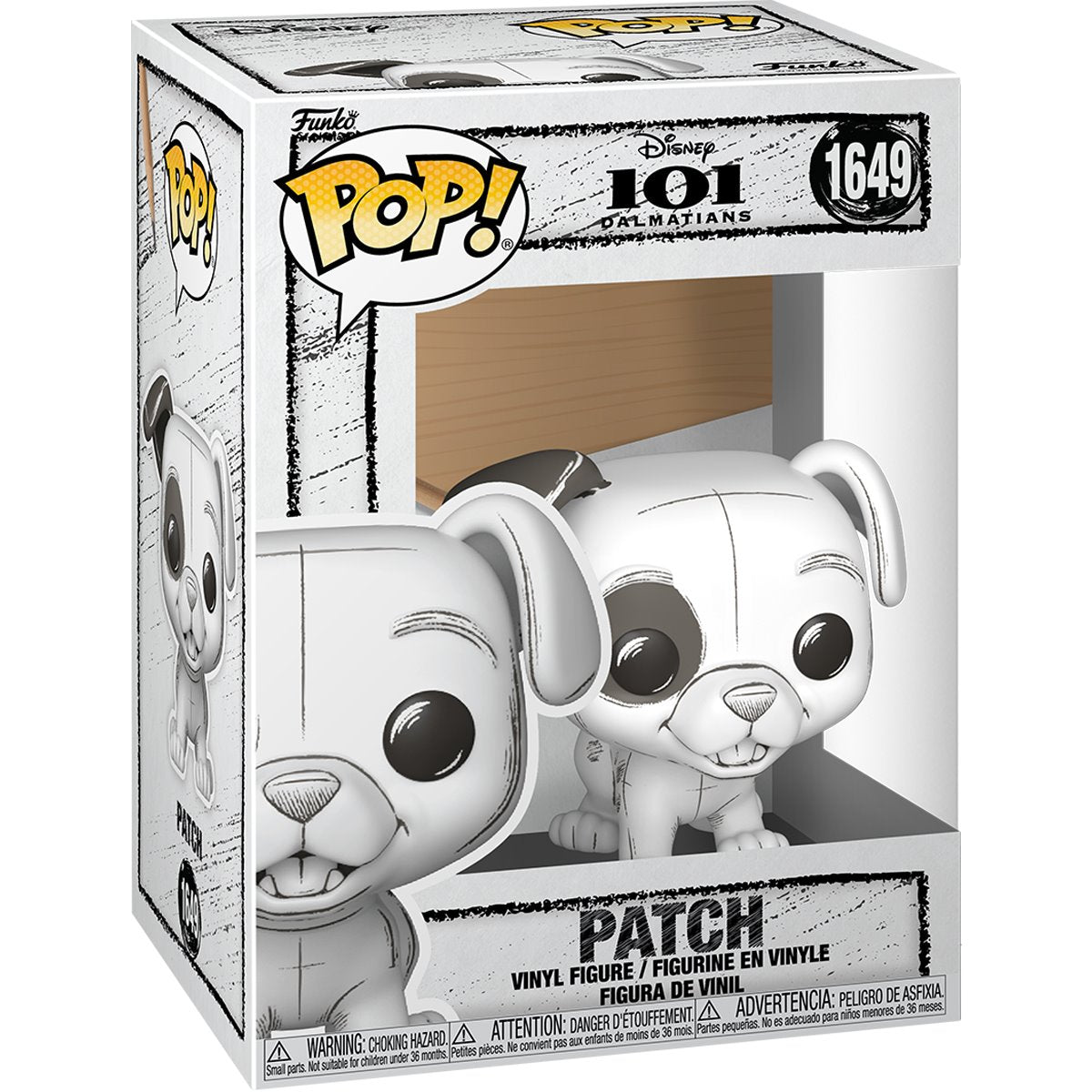 Disney Sketched 101 Dalmatians Patch Funko Pop! Vinyl Figure #1649