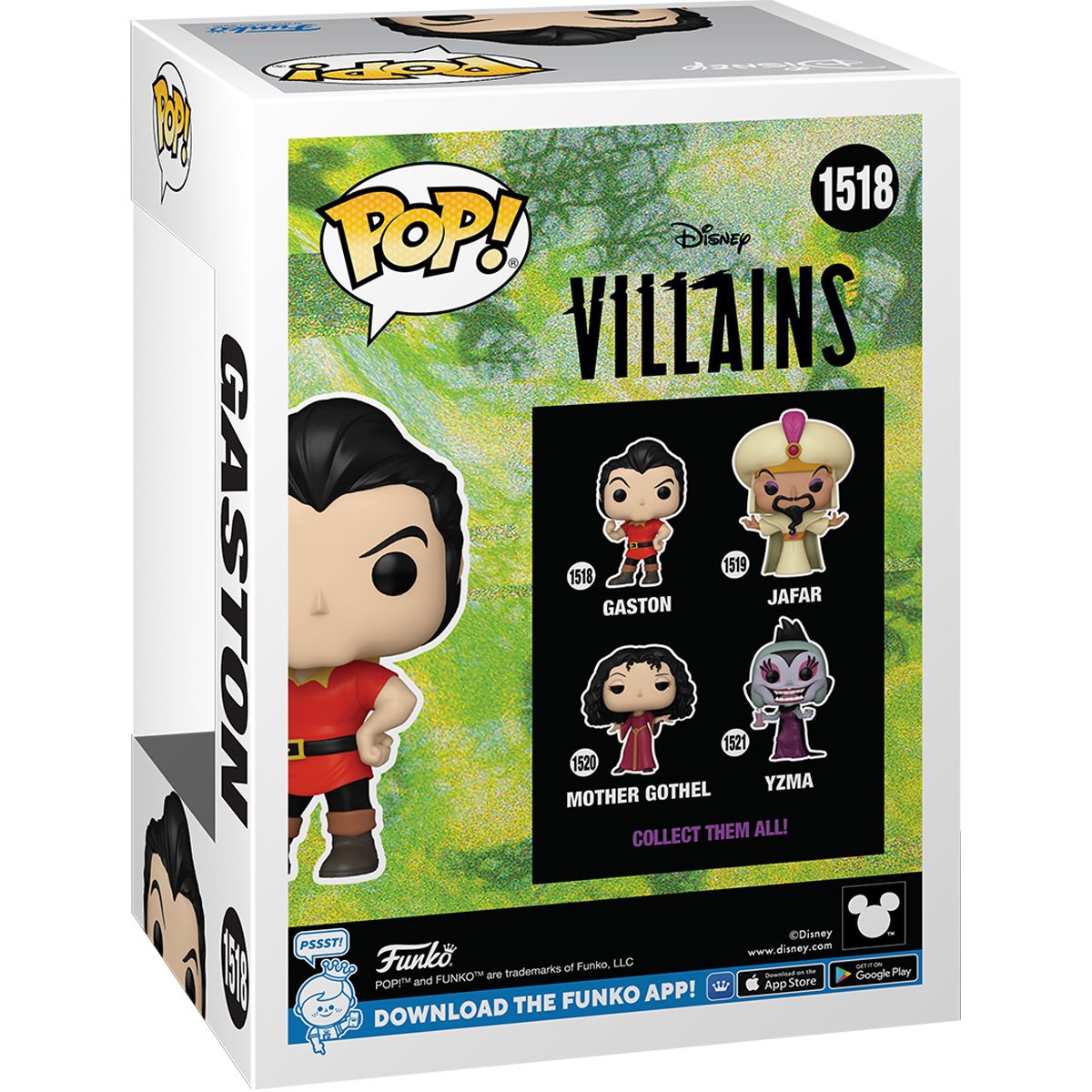 Disney Villains Gaston Funko Pop! Vinyl Figure #1518 - Image 3