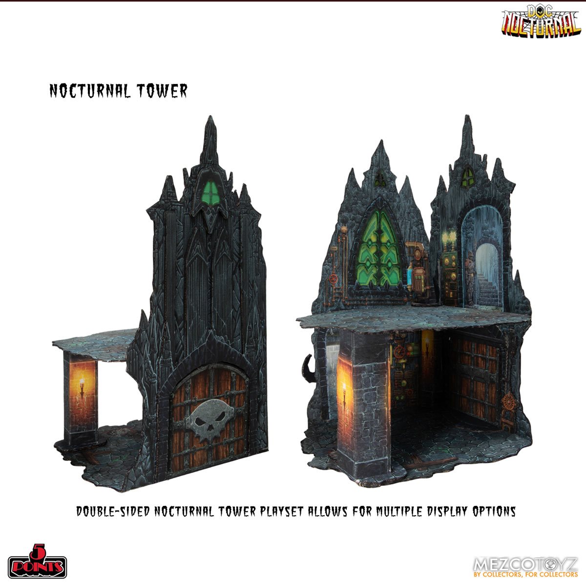 Doc Nocturnal Nocturnal Tower 5 Points Playset - Image 5