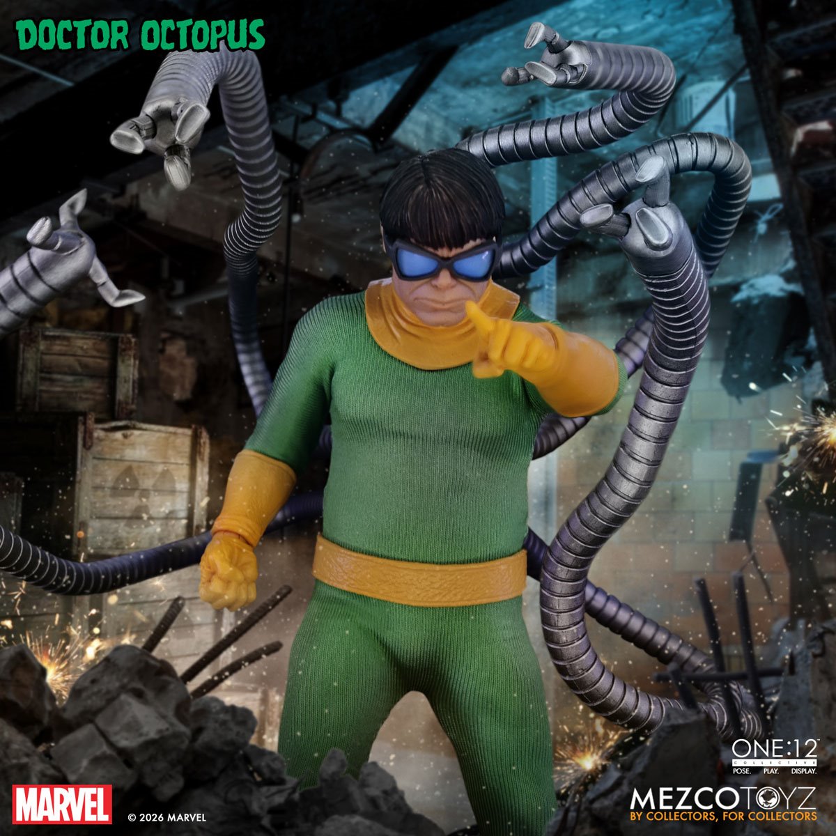 Doctor Octopus One:12 Collective Action Figure - ReRun - Image 8