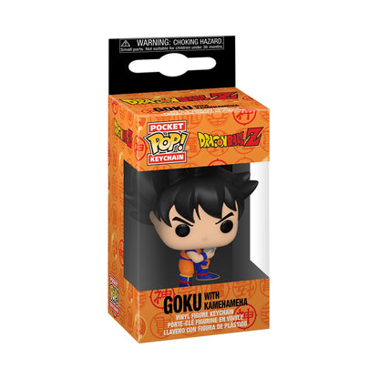 Dragon Ball Z Goku with Kamehameha Funko Pocket Pop! Key Chain - Image 3