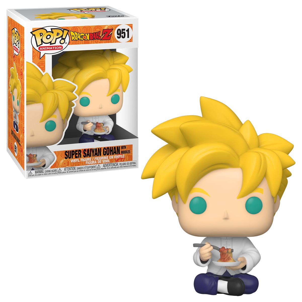Dragon Ball Z Super Saiyan Gohan with Noodles Funko Pop! Vinyl Figure #951