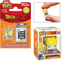 Dragon Ball Z Super Saiyan Goku First Appearance Funko Bitty Pop! Mini-Figure and Key Chain Case