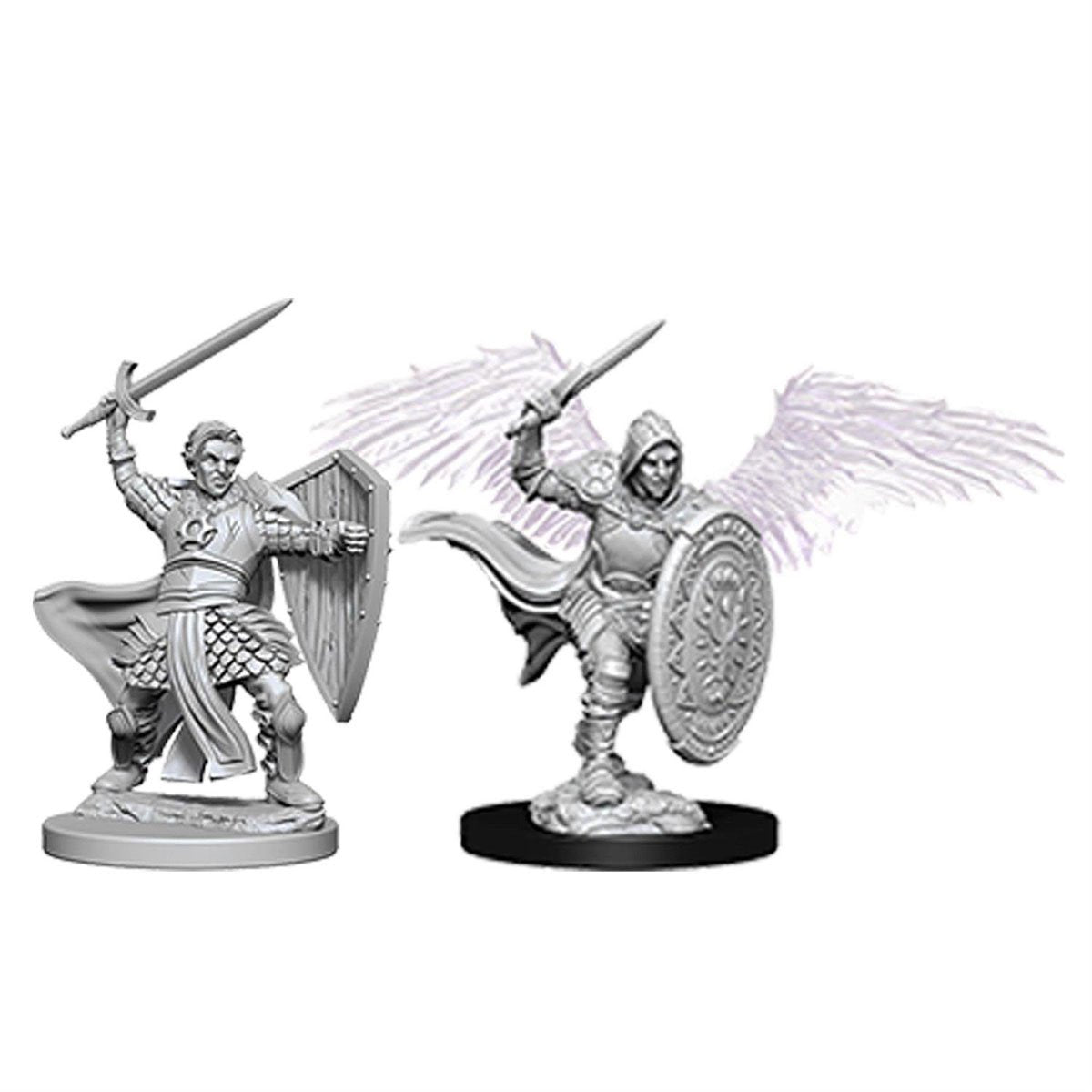 Dungeons & Dragons Nolzur's Marvelous Miniatures Aasimar Male Paladin Mini-Figure 2-Pack