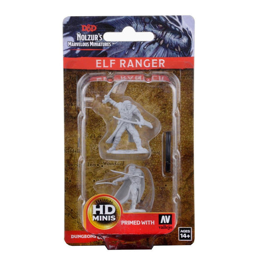 Dungeons & Dragons Nolzur's Marvelous Miniatures: Elf Male Ranger Mini-Figure 2-Pack