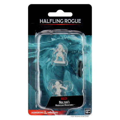 Dungeons & Dragons Nolzur's Marvelous Miniatures: Halfling Female Rogue Mini-Figure 2-Pack