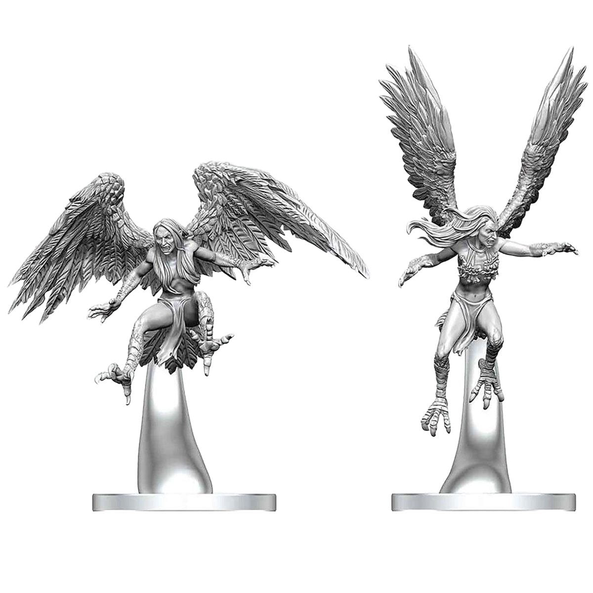 Dungeons & Dragons Nolzur's Marvelous Miniatures: Harpies Mini-Figure 2-Pack